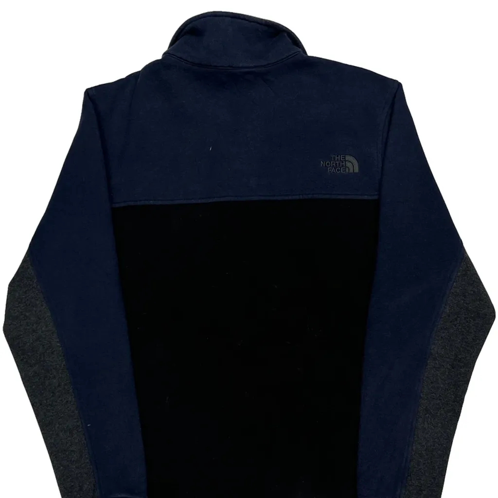 The North Face Collared Sweatshirt - Medium Blue Polyester - Image 6