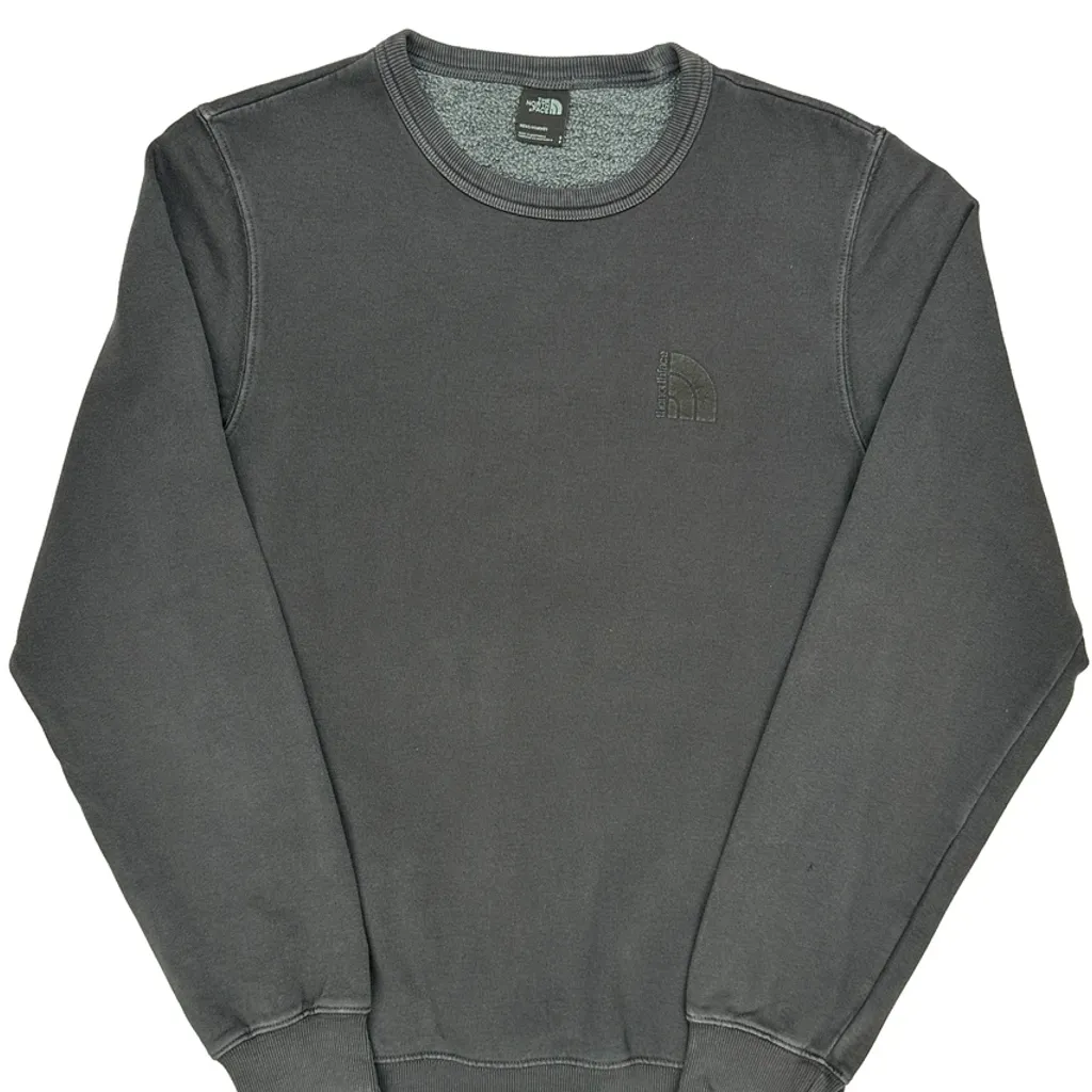 The North Face Sweatshirt - Small Grey Cotton Blend - Image 5