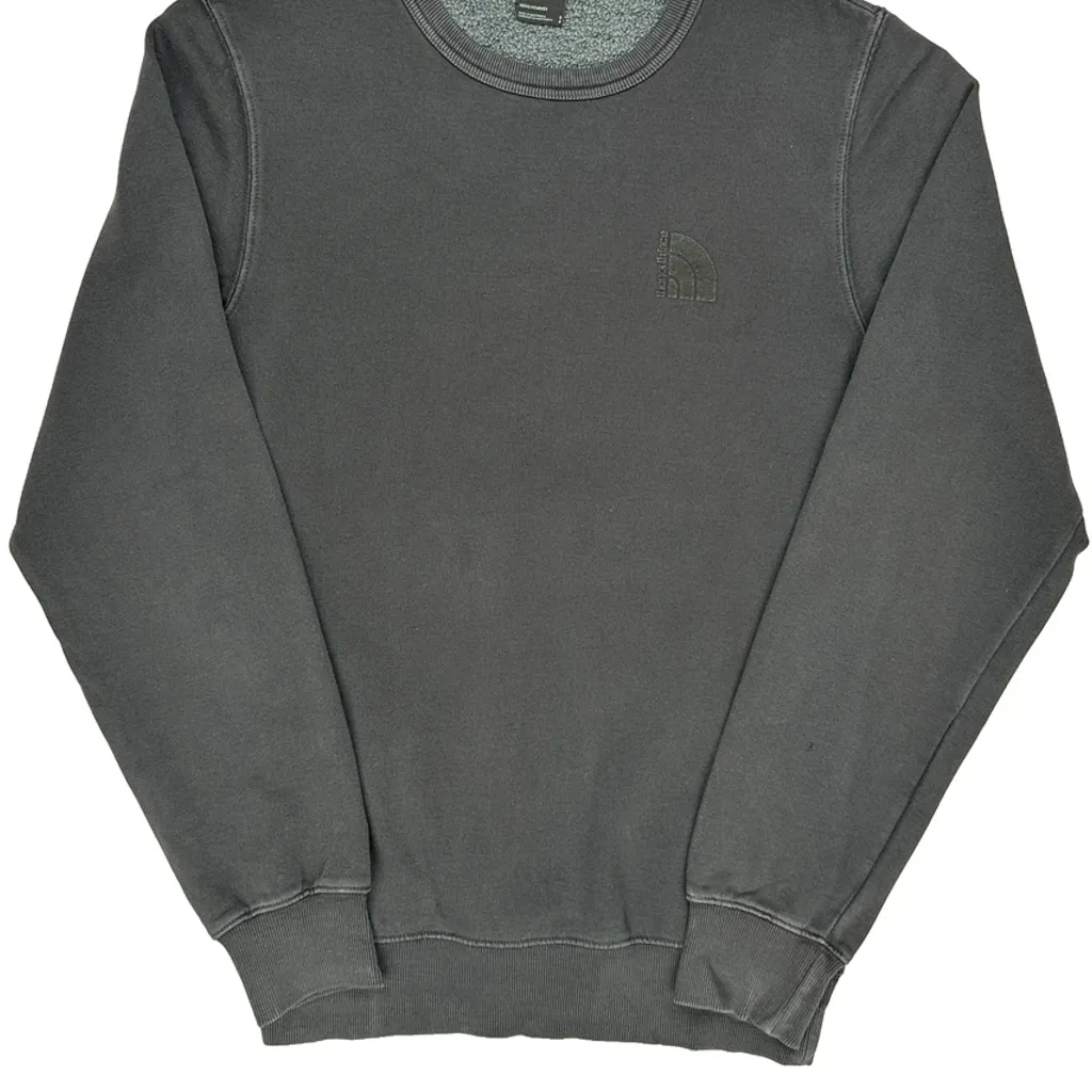 The North Face Sweatshirt - Small Grey Cotton Blend - Image 6