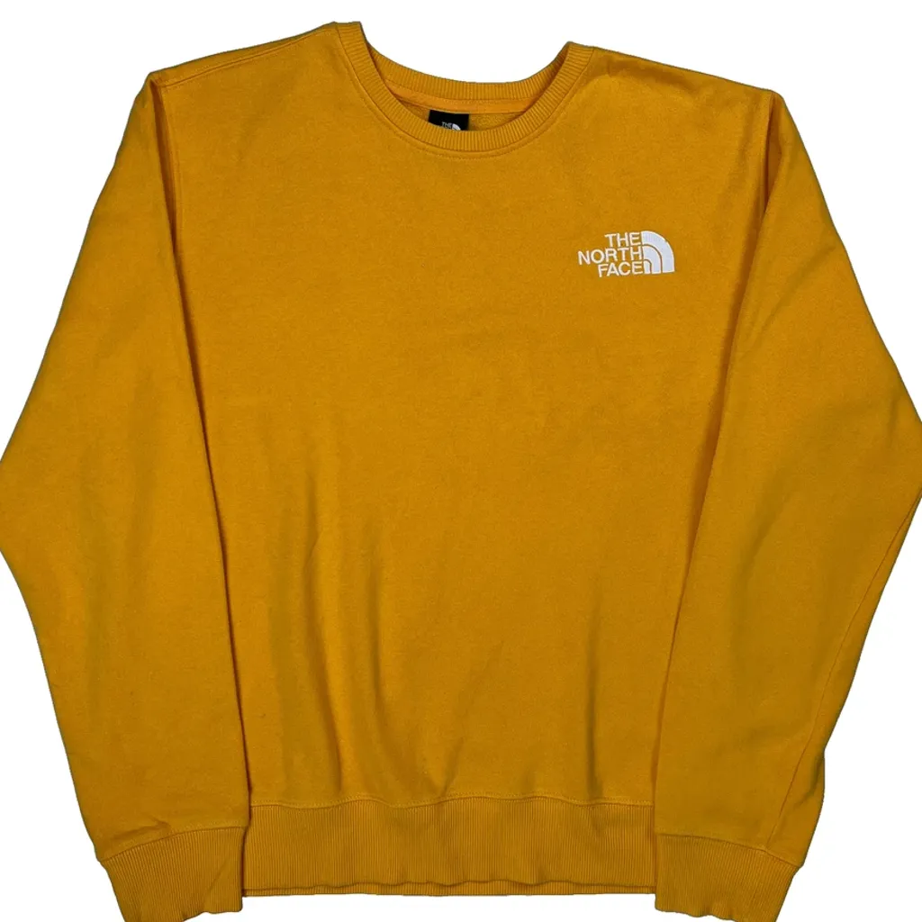 The North Face Sweatshirt - Large Yellow Cotton - Image 5