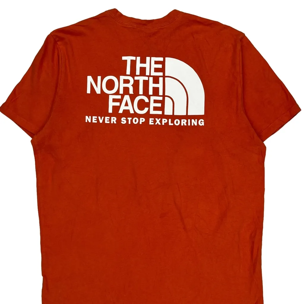The North Face T-Shirt - Large Orange Cotton - Image 6