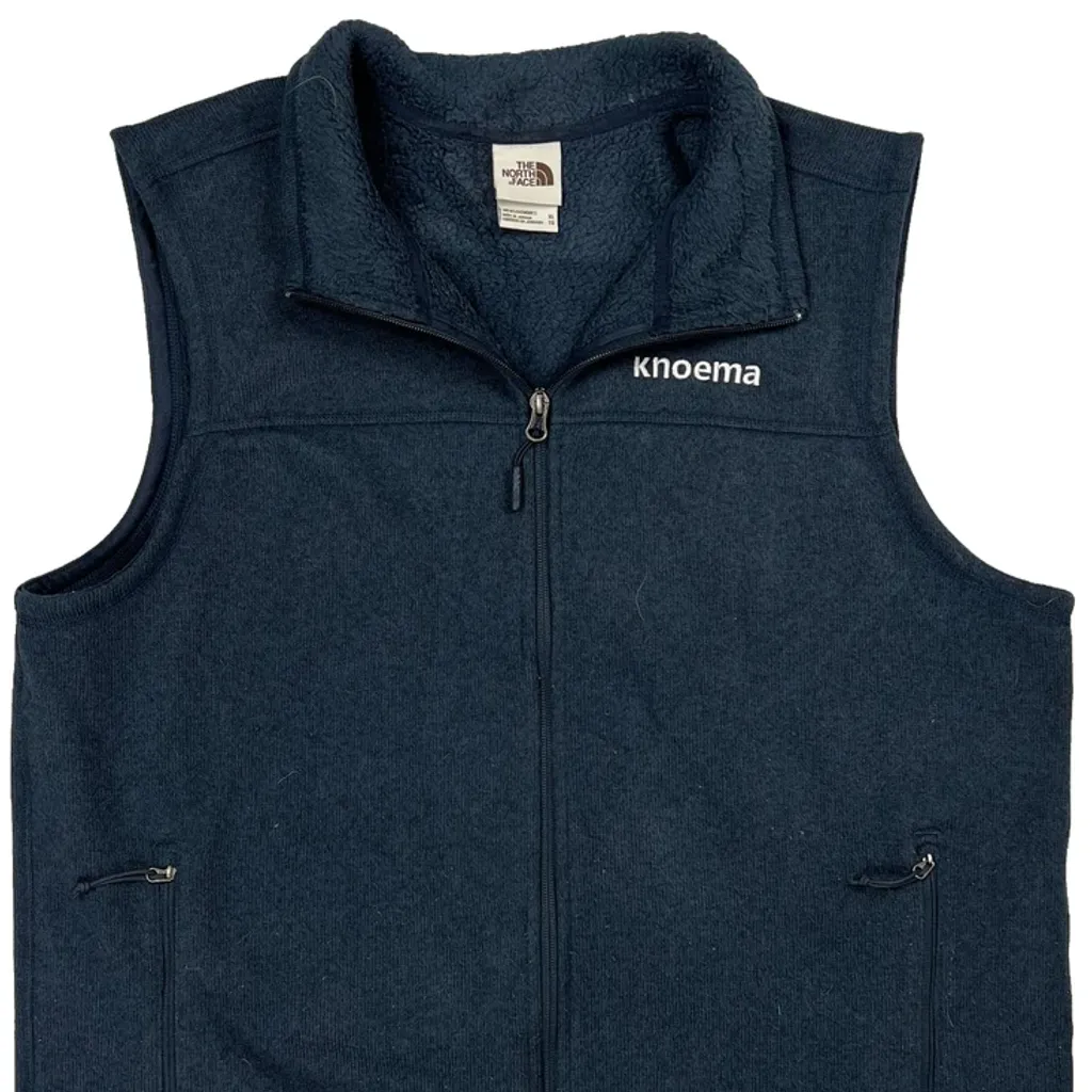 The North Face Fleece Vest - XL Blue Polyester - Image 5