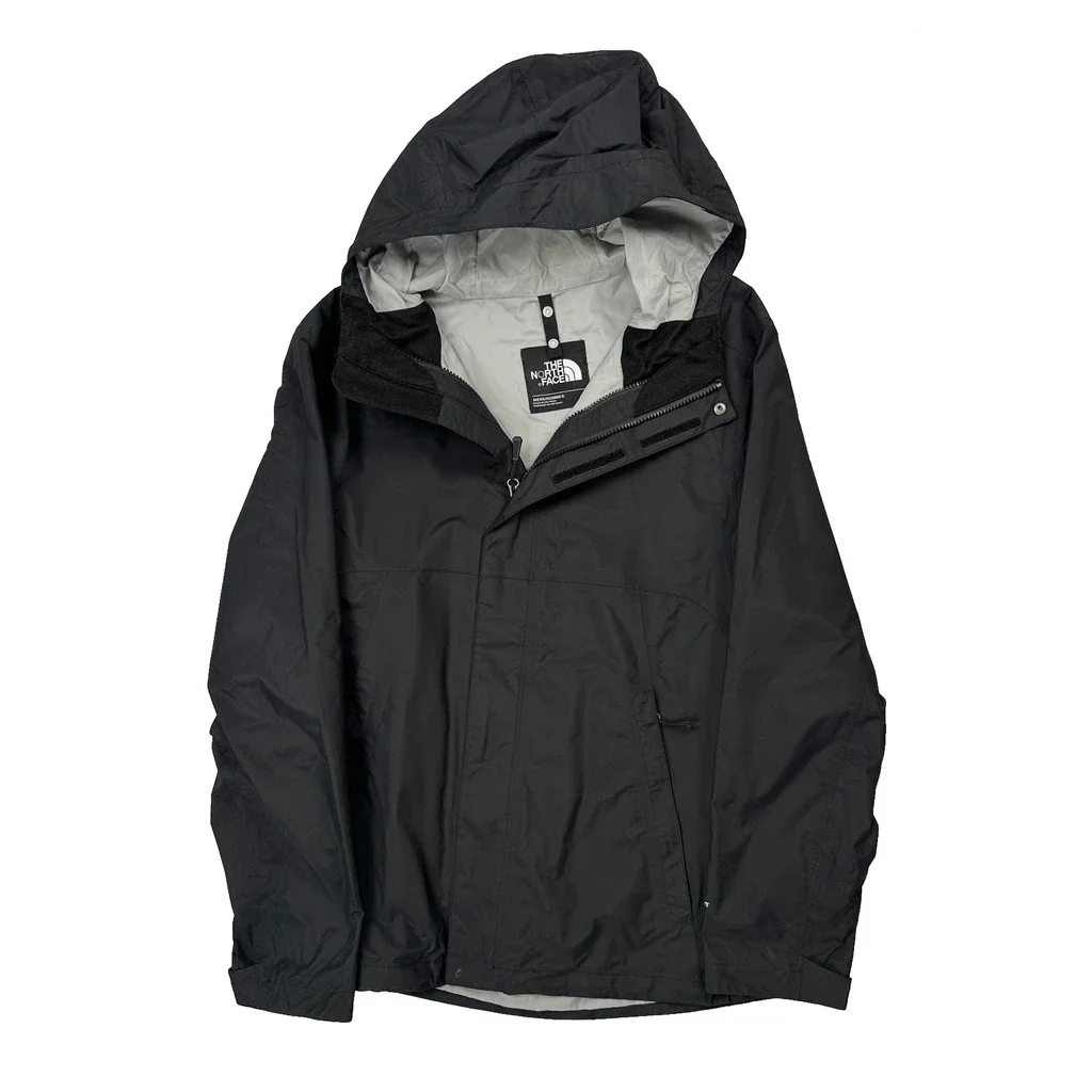 The North Face Waterproof Jacket - Medium Black Polyester