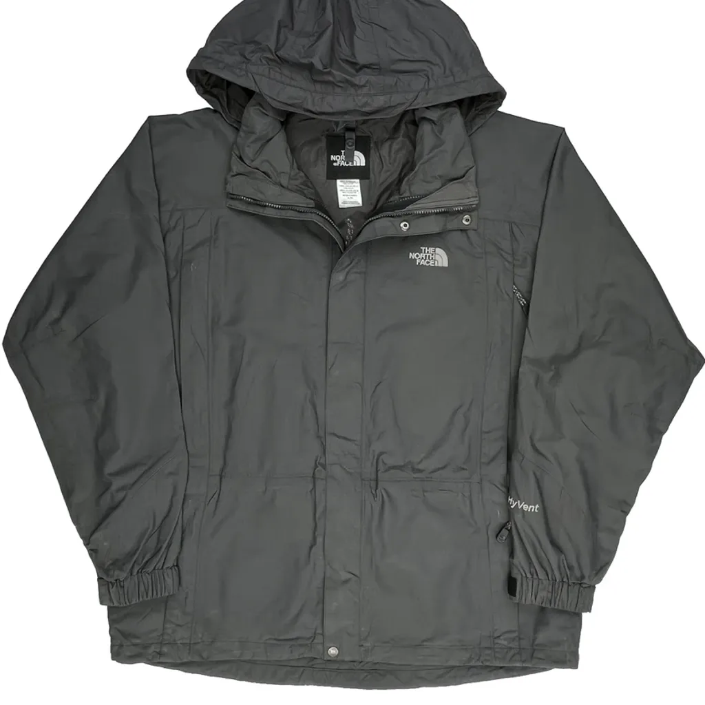 The North Face Waterproof Jacket - XL Grey Nylon - Image 5