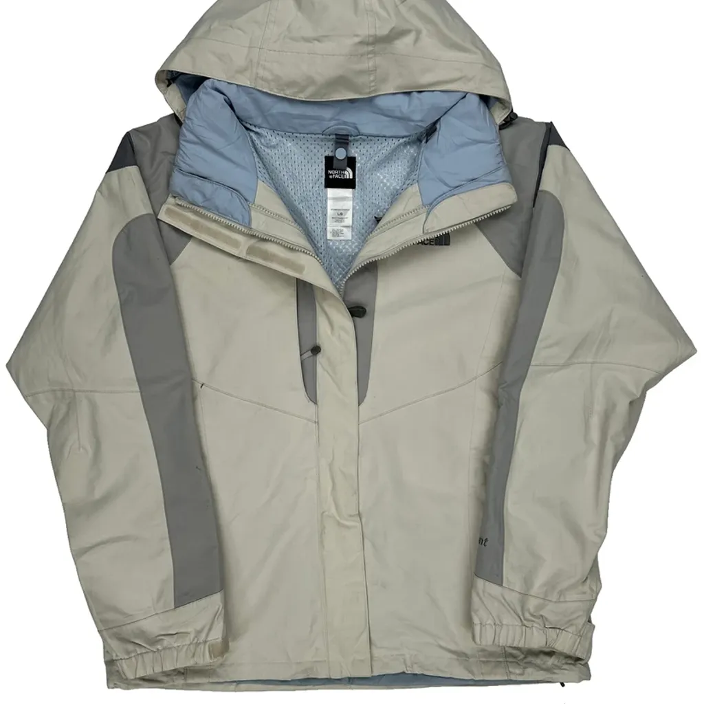 The North Face Waterproof Jacket - Large Beige Nylon - Image 5