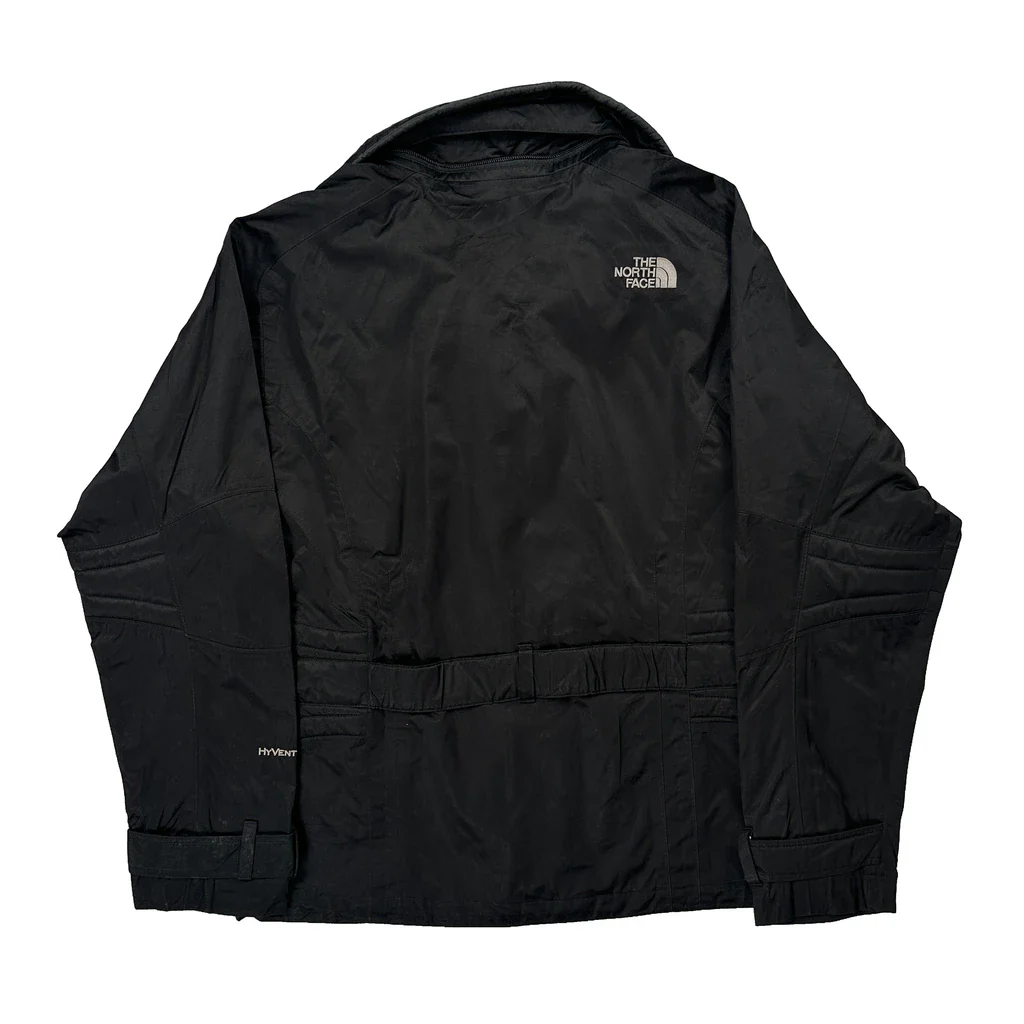 The North Face Waterproof Jacket - Medium Black Nylon - Image 2