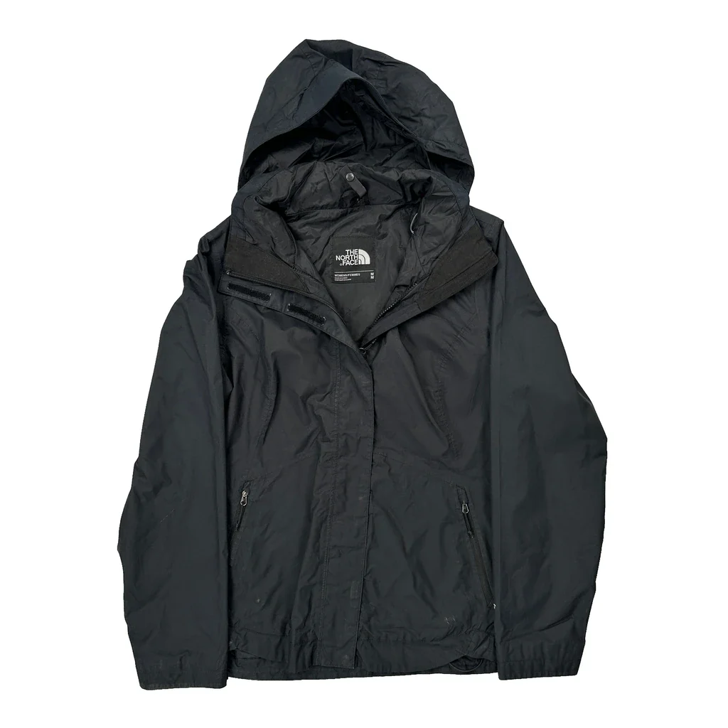 The North Face Waterproof Jacket - Medium Black Nylon