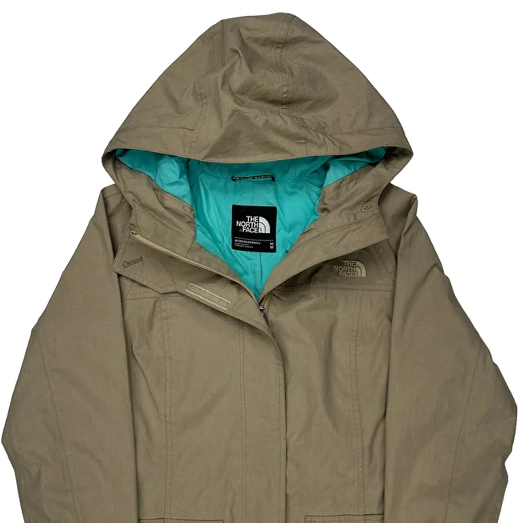 The North Face Waterproof Jacket - Medium Khaki Polyester - Image 5