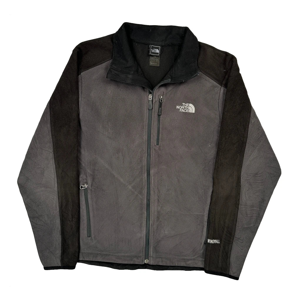 The North Face Windbreaker - Large Gray Polyester