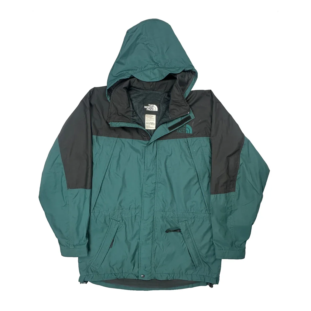 The North Face Windbreaker - Medium Green Polyester