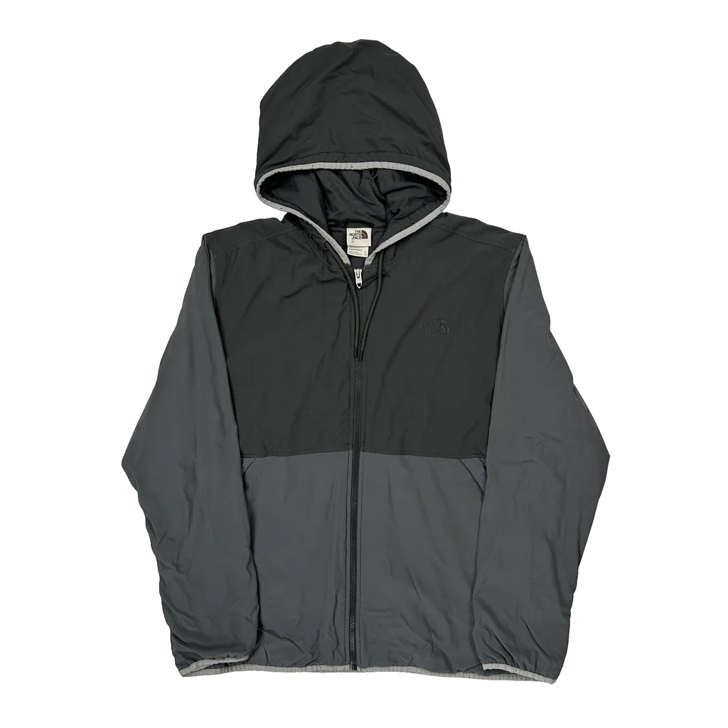 The North Face Windbreaker - XL Grey Polyester