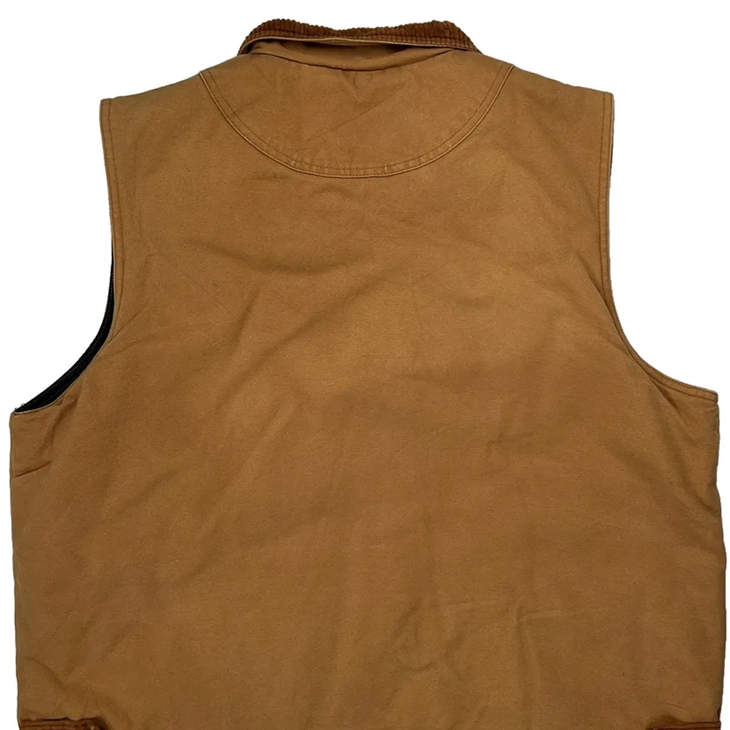 Thinsulate Old Mill Workwear Gilet - XL Brown Cotton - Image 7