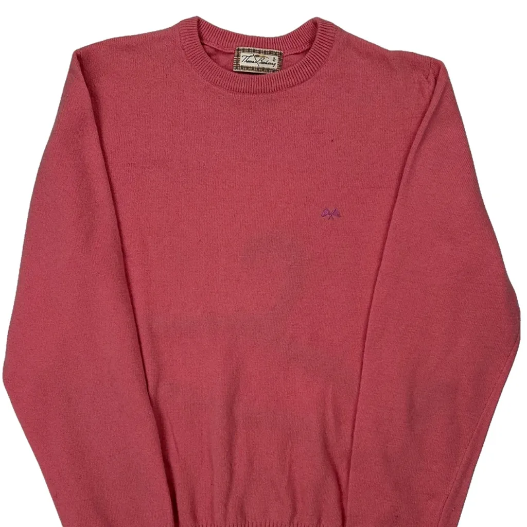 Thomas Burberry Jumper - Medium Pink Wool - Image 5