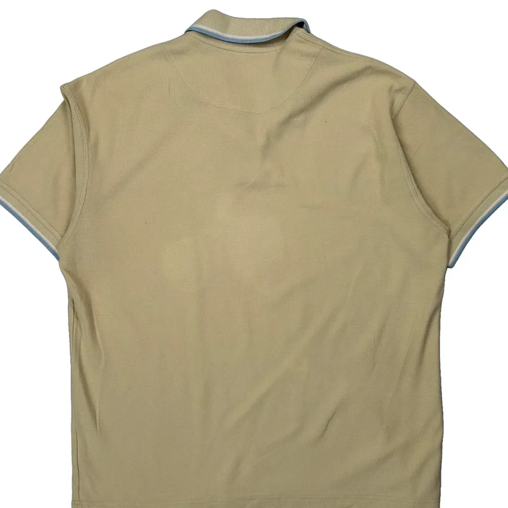 Thomas Burberry Polo Shirt - XL Beige Cotton - Image 7