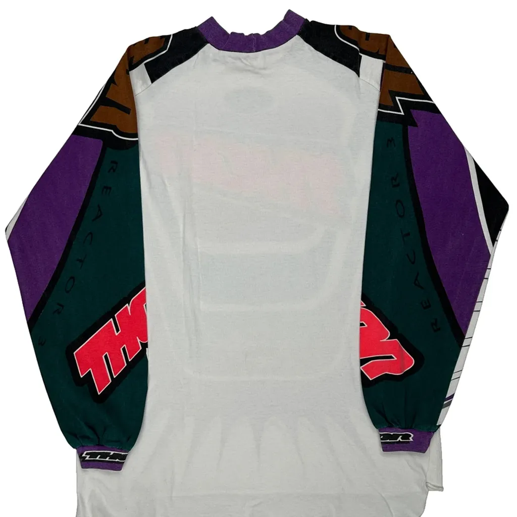 Thor Reactor 3 Motorcross Graphic Jersey - Large Multicoloured Polyester - Image 6