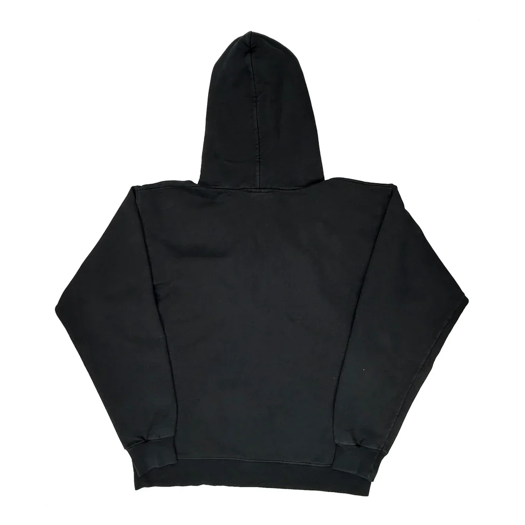 Thrasher Hoodie - Medium Black Cotton - Image 2