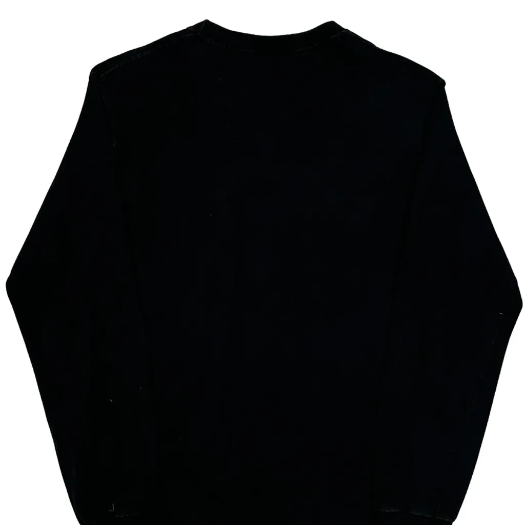Thrasher Graphic Long Sleeve T-Shirt - Small Black Cotton - Image 7