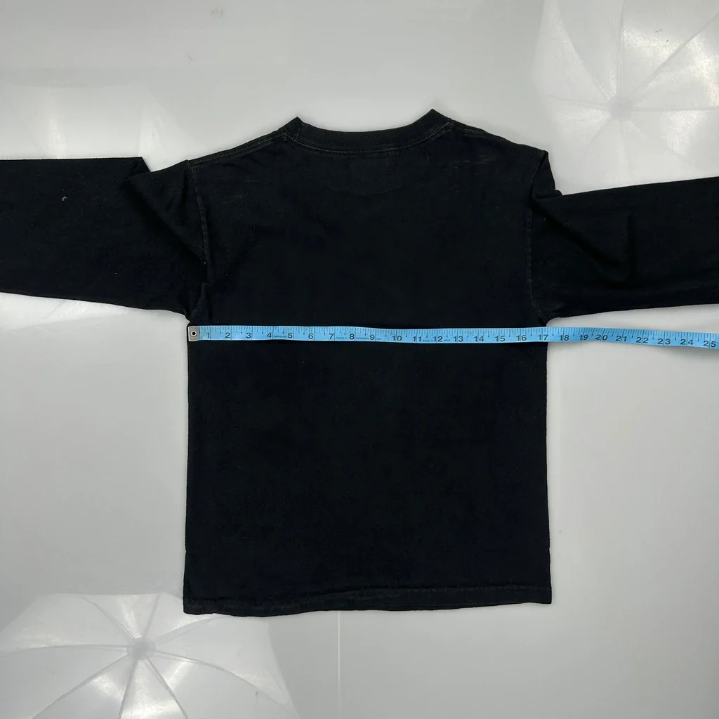 Thrasher Long Sleeve T-Shirt - XS Black Cotton - Image 3