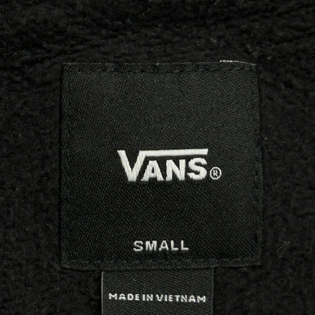 Thrasher Vans Flame Graphic Sweatshirt - Small Black Cotton - Image 3
