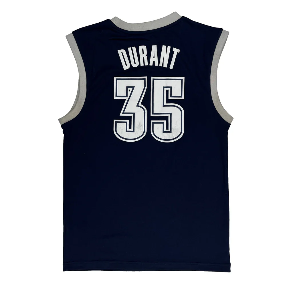 Thunder Adidas Nba Jersey - Small Navy Polyester - Image 2