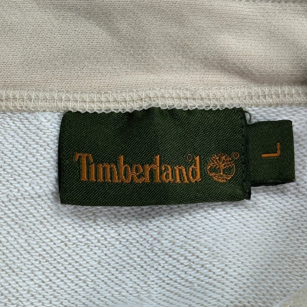Timberland 1/4 Zip - Large Beige Cotton - Image 3