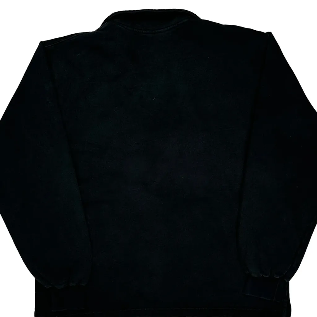Timberland 1/4 Zip - Medium Black Cotton Blend - Image 6
