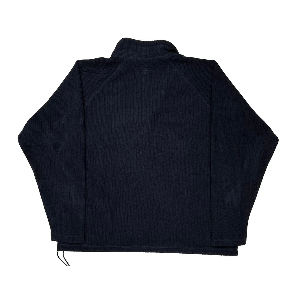 Timberland 1/4 Zip - XL Navy Cotton Blend - Image 2