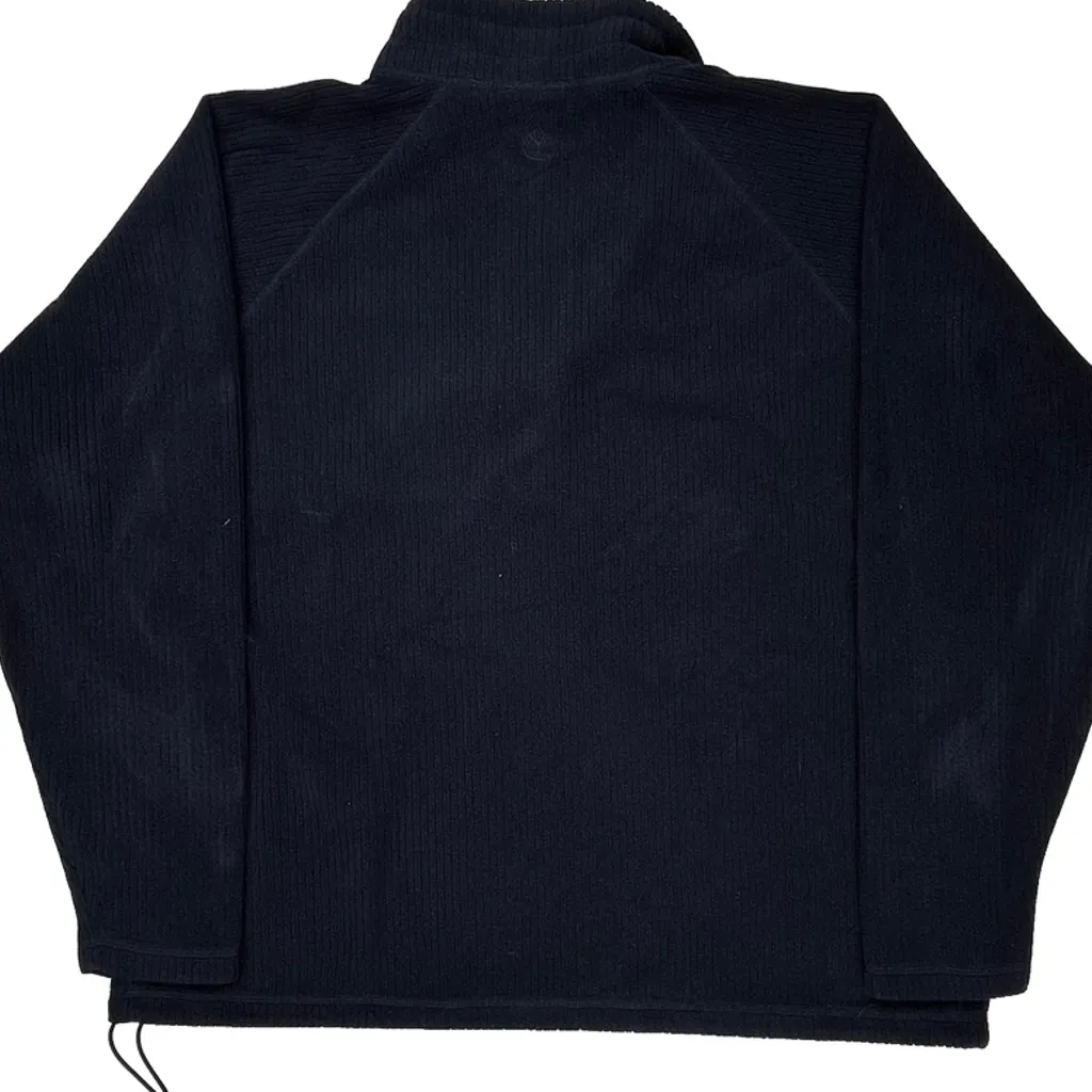 Timberland 1/4 Zip - XL Navy Cotton Blend - Image 7