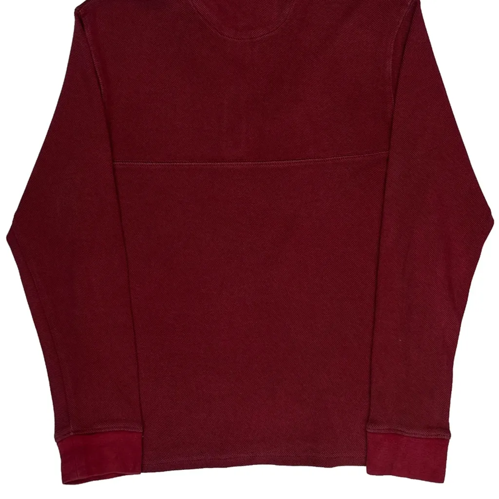 Timberland 1/4 Zip - Small Red Cotton - Image 7