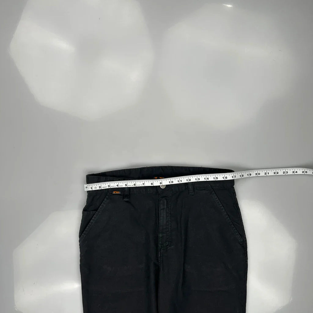 Timberland Cargo Trousers - 34W 31L Black Cotton - Image 3