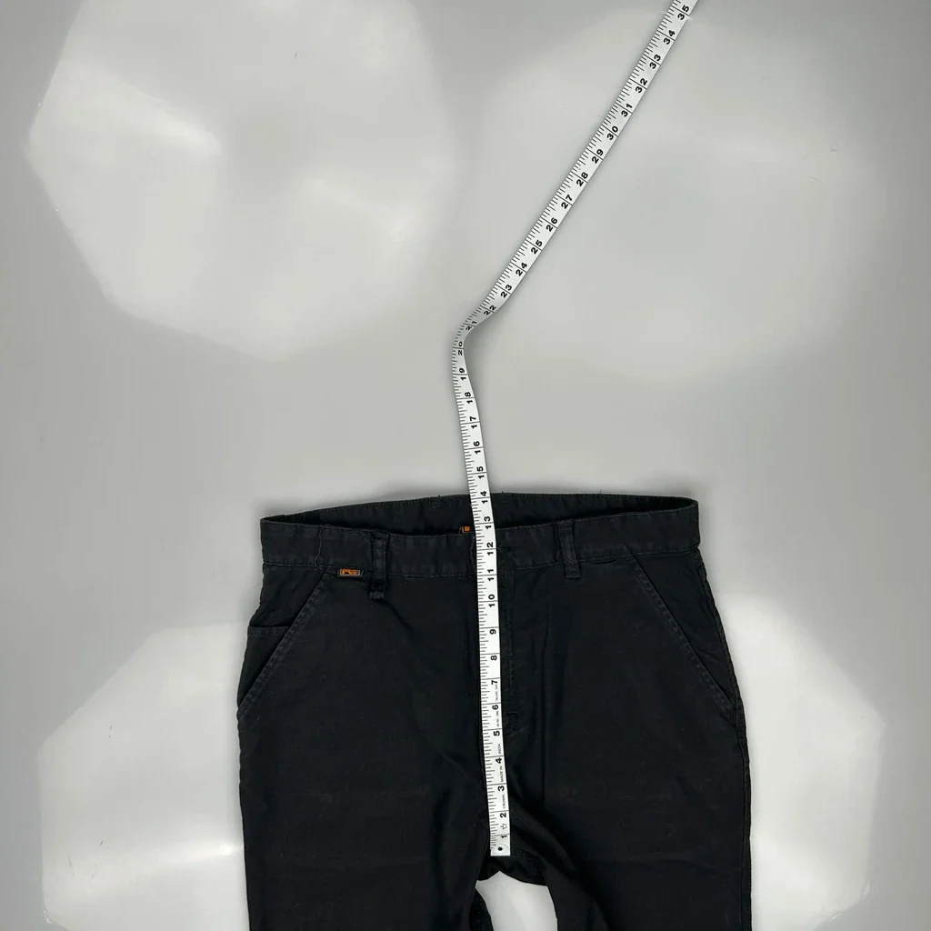 Timberland Cargo Trousers - 34W 31L Black Cotton - Image 4