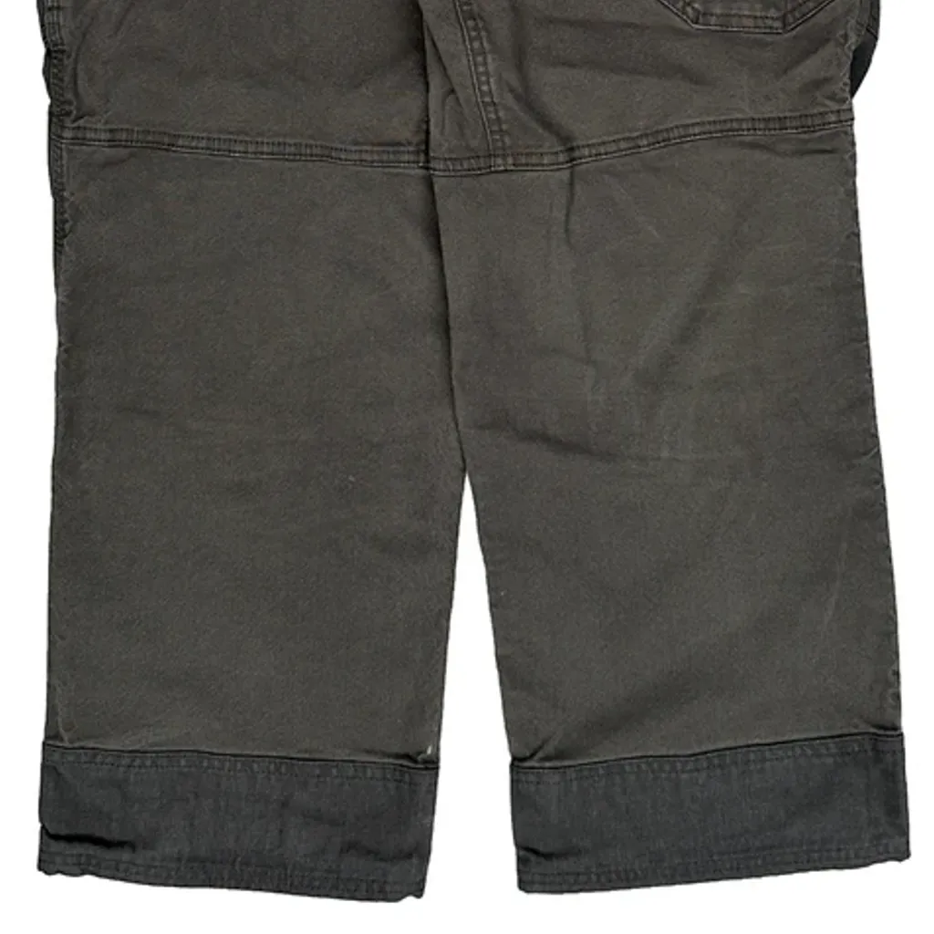 Timberland Double Knee Cargo Trousers - 33W 28L Grey Cotton - Image 7