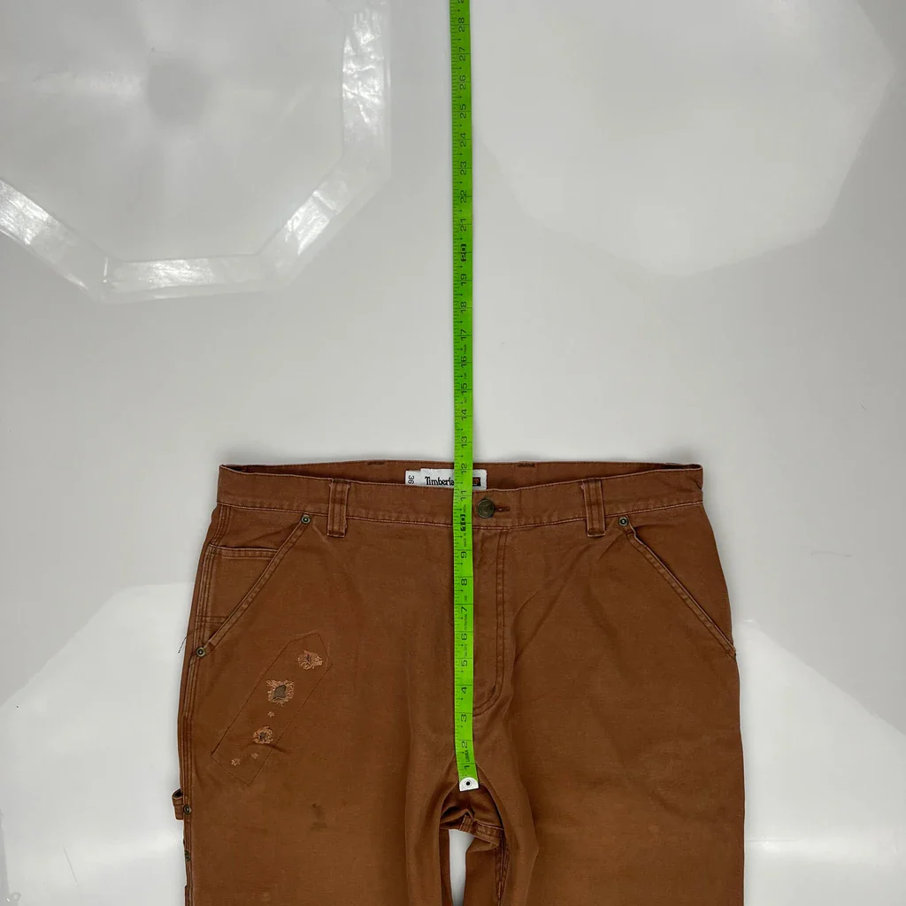 Timberland Carpenter Pants - 35W 31L Brown Cotton - Image 4