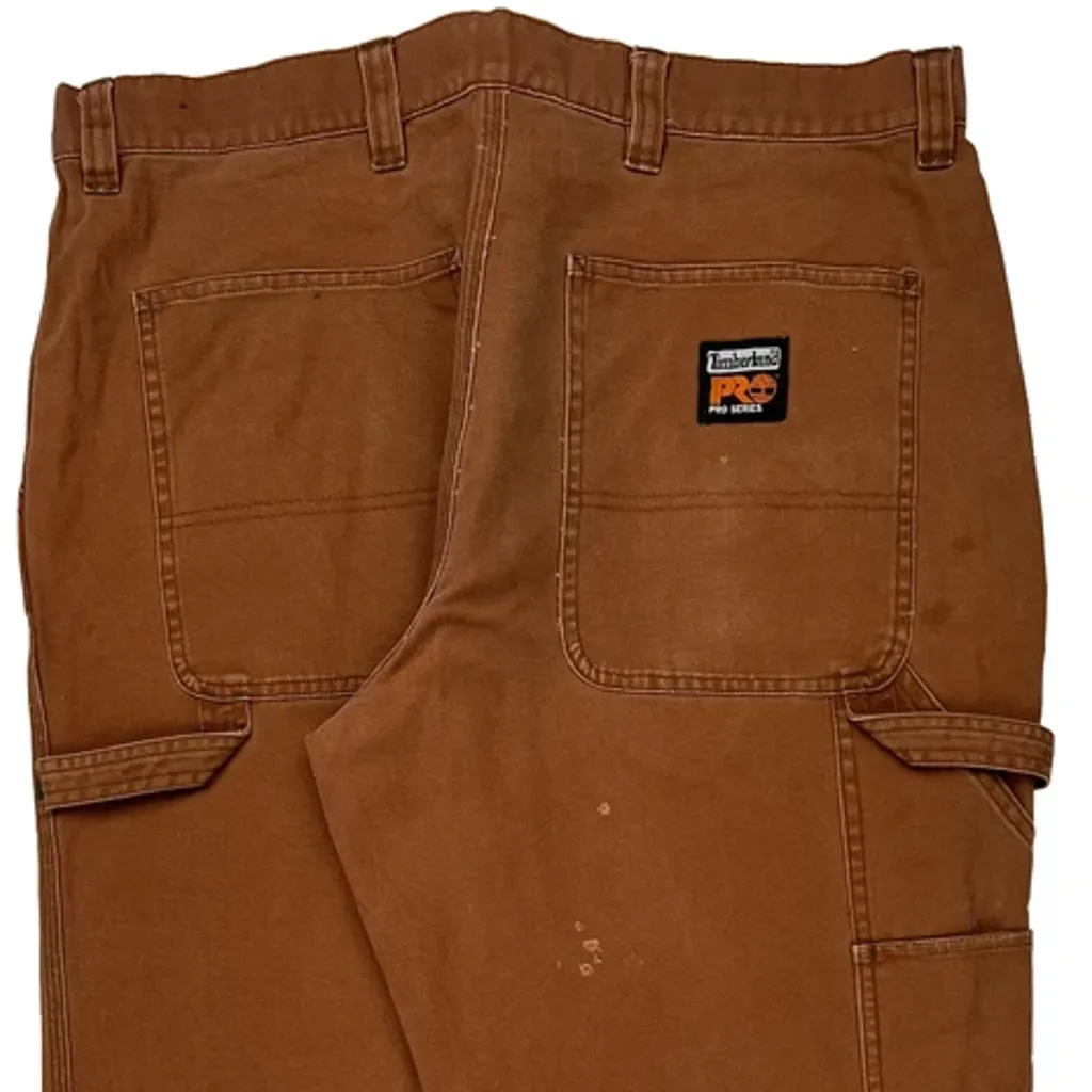 Timberland Carpenter Pants - 35W 31L Brown Cotton - Image 7