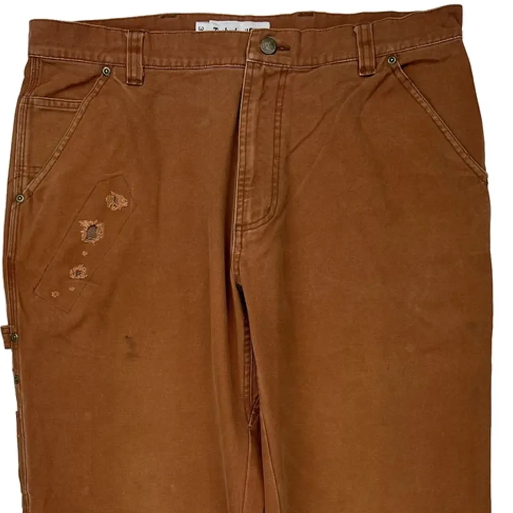 Timberland Carpenter Pants - 35W 31L Brown Cotton - Image 9