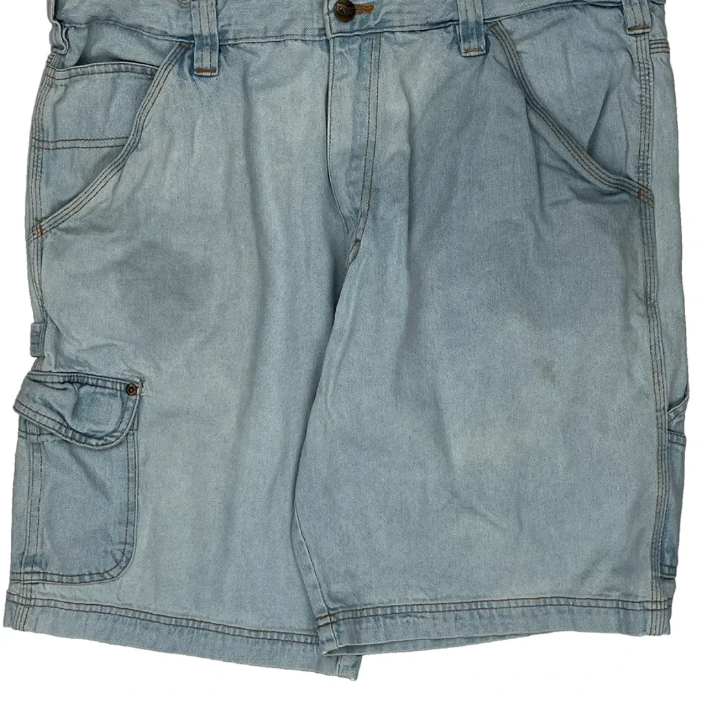 Timberland Carpenter Shorts - 36W 9L Light Wash Cotton - Image 10