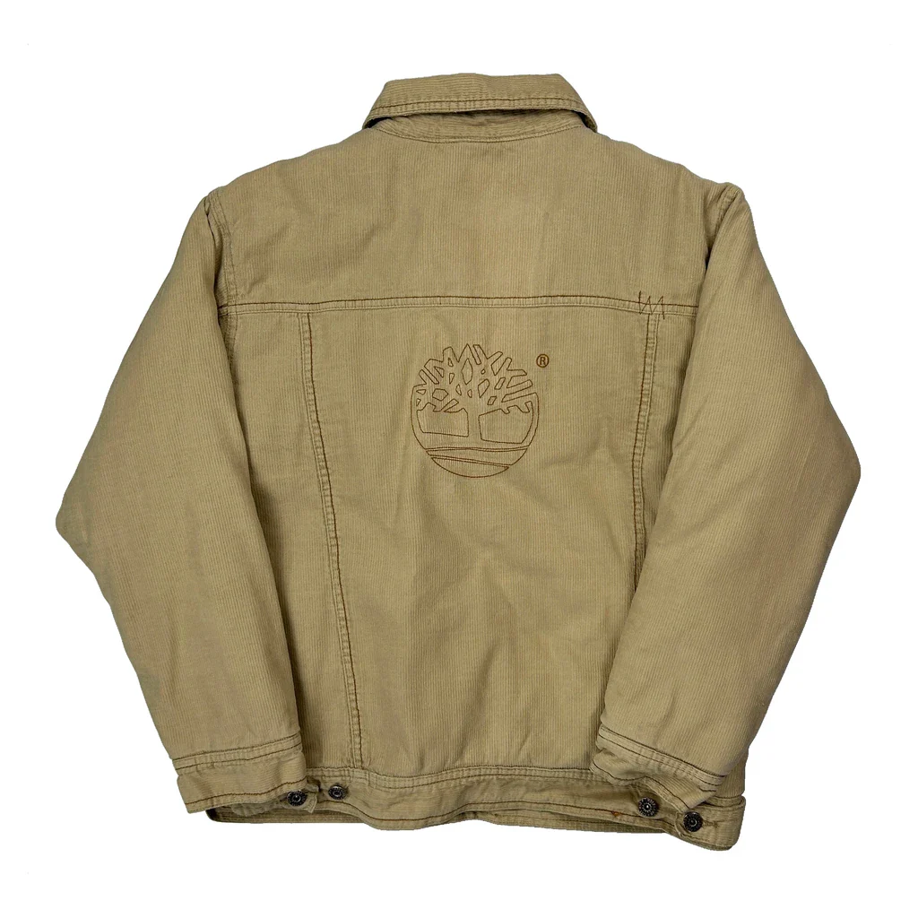 Timberland Cord Jacket - Large Beige Corduroy - Image 2