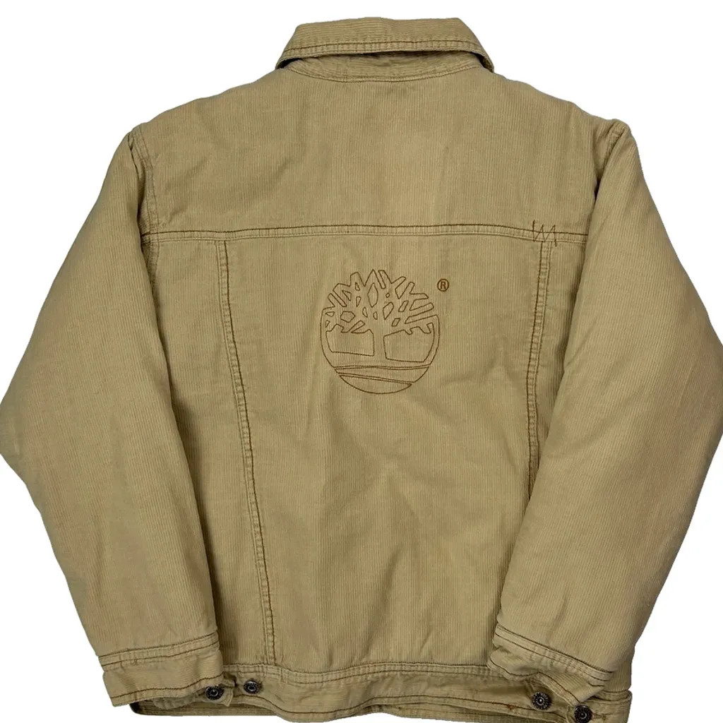 Timberland Cord Jacket - Large Beige Corduroy - Image 7