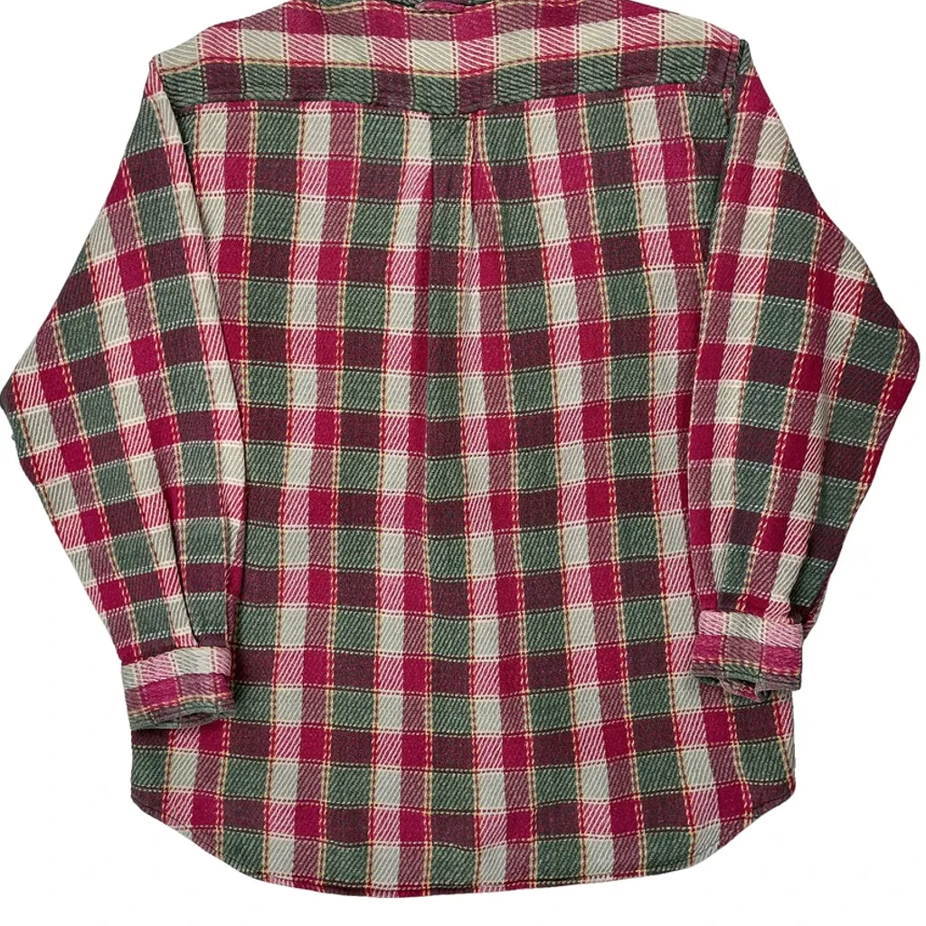 Timberland Checked Flannel Shirt - Large Multicoloured Cotton - Image 7