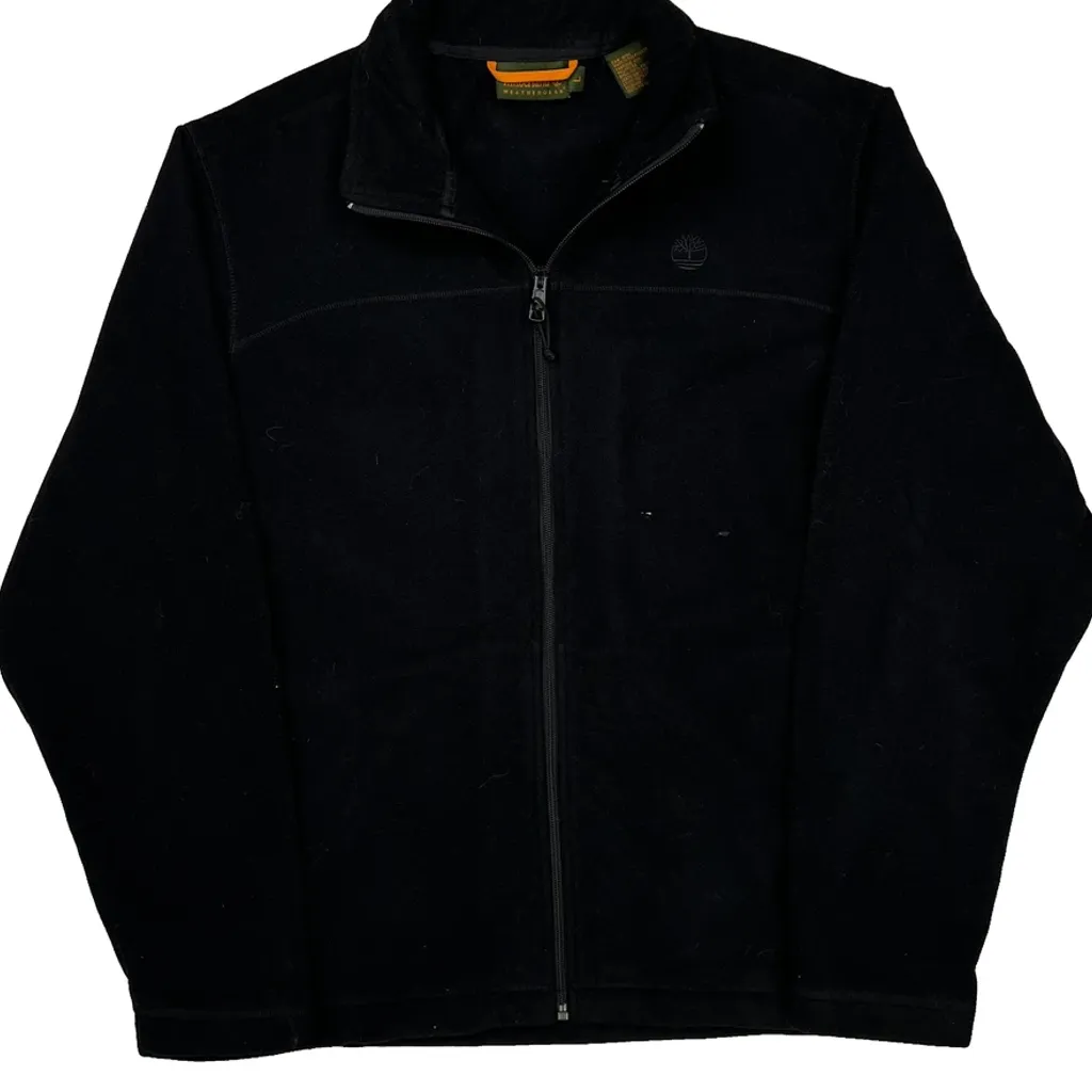 Timberland Fleece Jacket - Large Black Polyester - Image 5