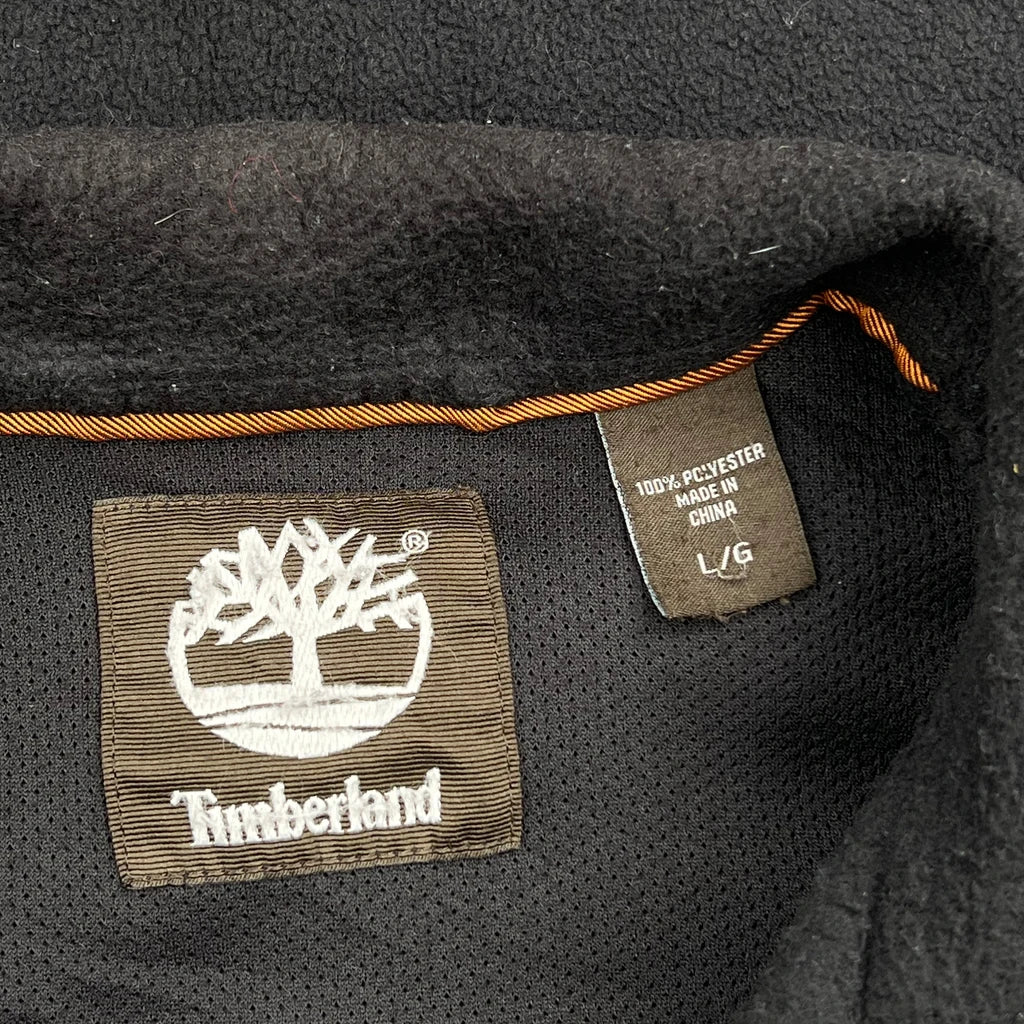 Timberland Fleece Jacket - Large Black Polyester - Image 3