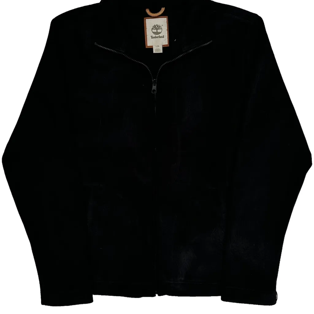 Timberland Fleece Jacket - Large Black Polyester - Image 5