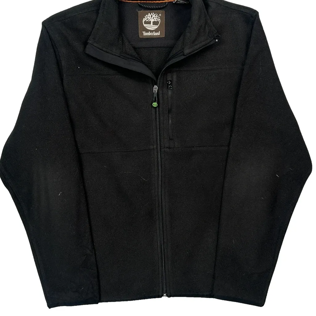 Timberland Fleece Jacket - Medium Black Polyester - Image 4