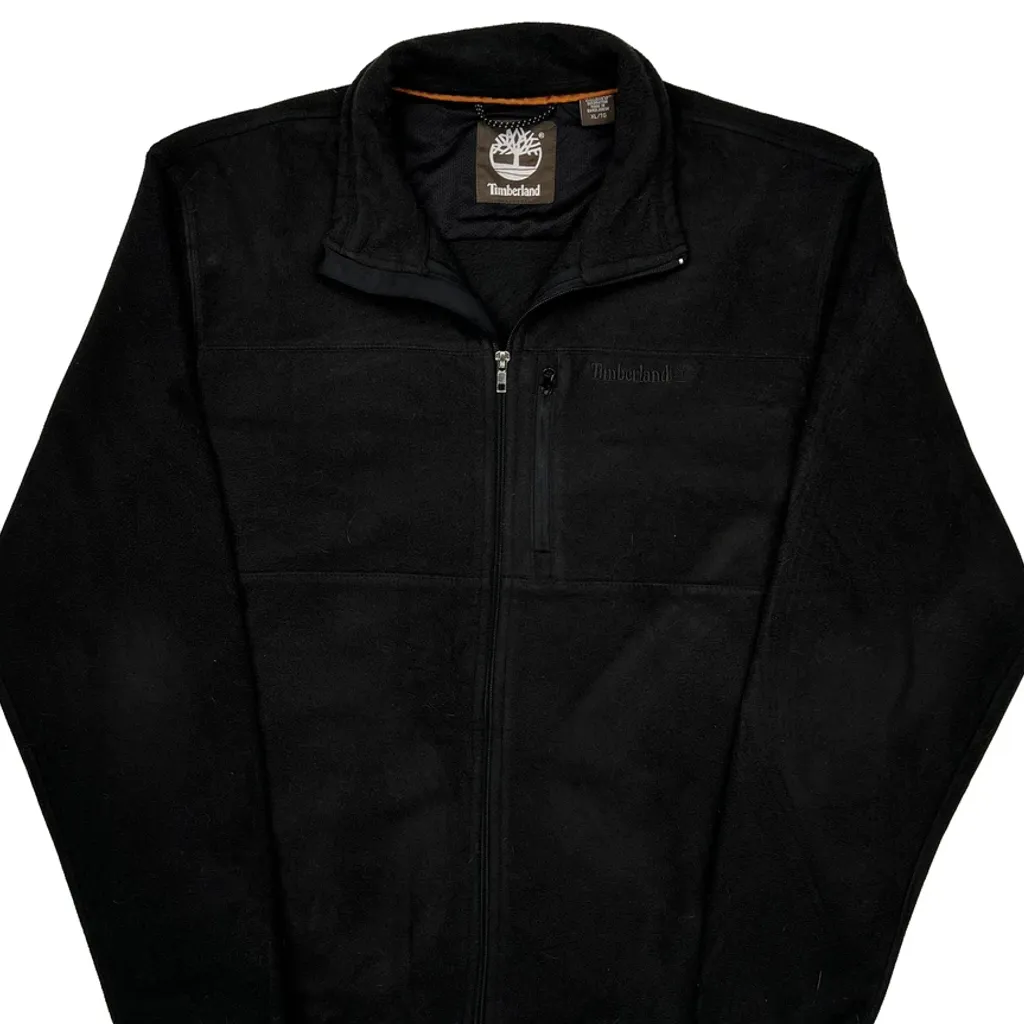 Timberland Fleece Jacket - XL Black Polyester - Image 4