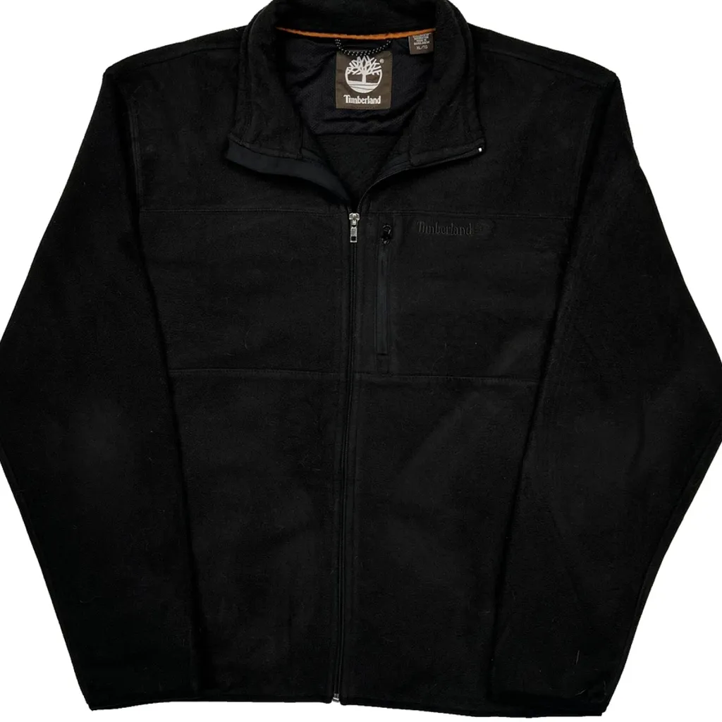 Timberland Fleece Jacket - XL Black Polyester - Image 5