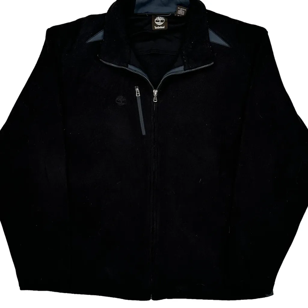 Timberland Fleece Jacket - XL Black Polyester - Image 4