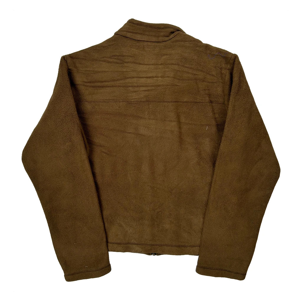 Timberland Fleece Jacket - Large Brown Polyester - Image 2