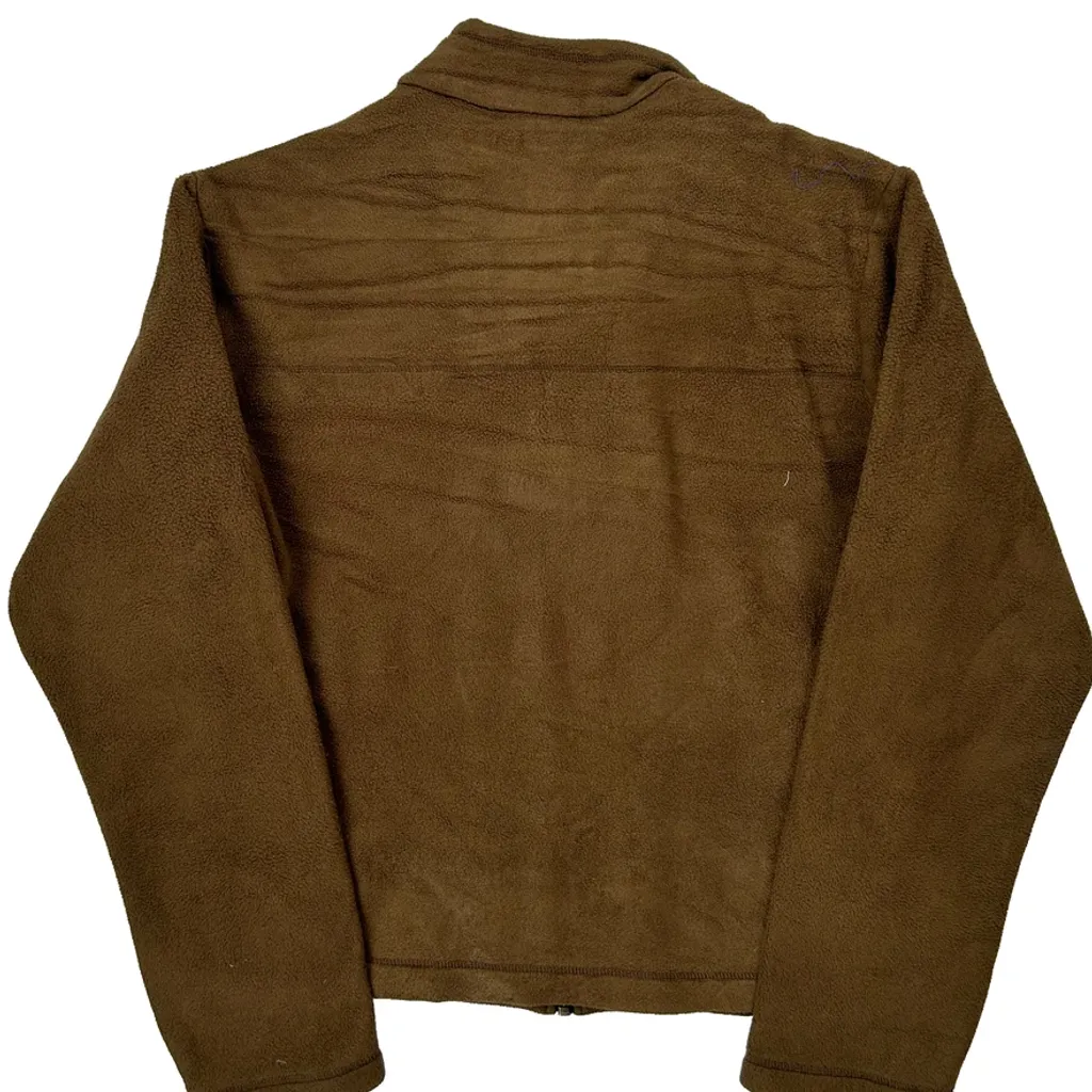 Timberland Fleece Jacket - Large Brown Polyester - Image 6