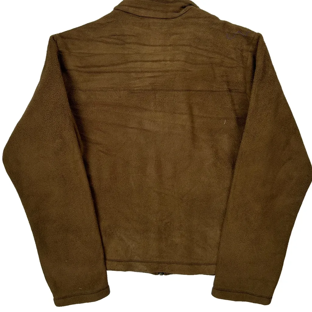 Timberland Fleece Jacket - Large Brown Polyester - Image 7