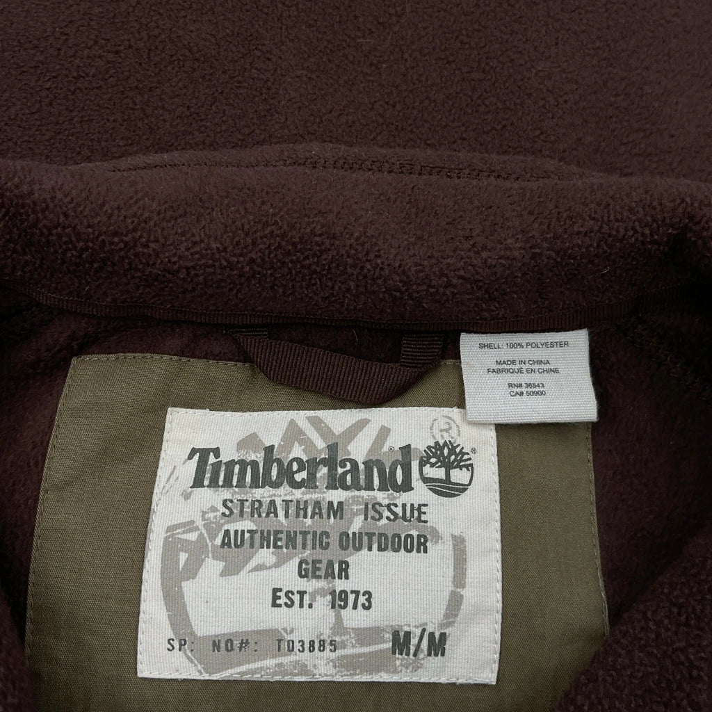 Timberland Fleece Jacket - Medium Brown Polyester - Image 3
